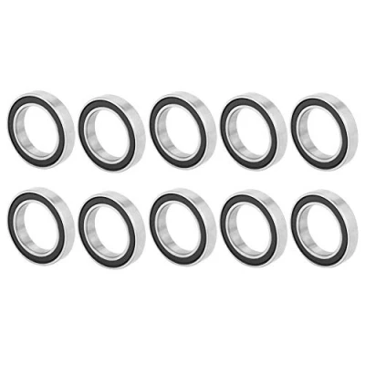 Immagine di Cuscinetti ad Alta Velocità Deep Groove 17 x 26 5mm Cuscinetto 6803 2RS, 10Pcs a Sfera Sigillata Gomma Scanalatura Profonda