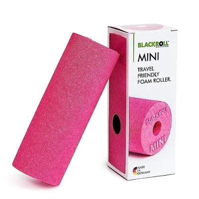 Immagine di BLACKROLL® MINI, Rullo massaggio muscolare per massaggi mirati, Foam roller auto di diverse parti del corpo, 15 cm x 5 cm, rosa