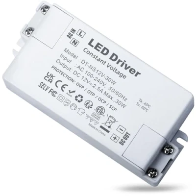 Immagine di REYLAX Alimentatore LED 12V 30W, Trasformatore 220 2.5A, Trasformatori Interruttore AC to DC, Driver di Tensione Costante, per Bassa Striscia LED, Lampade