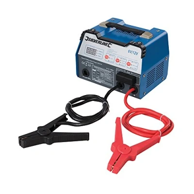 Immagine di Silverline 549095 Carica Batteria Starter Automatico 12 a 6/12 V