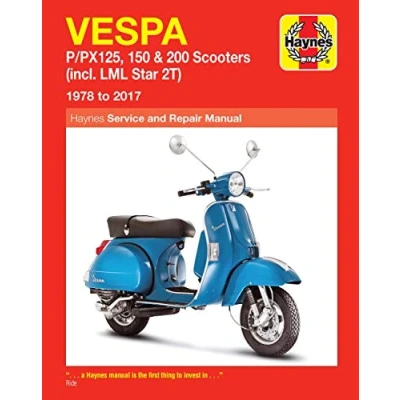 Immagine di Haynes Vespa P/px125, 150 &amp; 200 Scooters: Incl. Lml Star 2t, 1978 to 2017