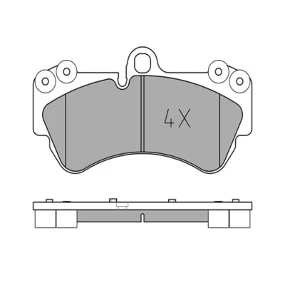 Immagine di MEYLE 025 236 9217 Kit pastiglie freno ORIGINAL Quality Assale anteriore Predisposto per contatto segnalazione usura con lamierino anticigolío