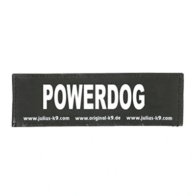 Immagine di Julius K9 162LR G 33677 Toppe Con Chiusura A Strappo, Nero, Large, 2 Pezzi