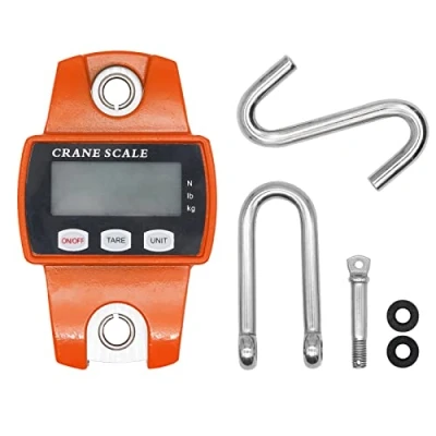Immagine di 300KG/299,4 kg Mini Gru Scala Portatile LCD Digitale Bilanciamento Elettronico Bilanciere Appeso Heavy Duty Strumento per Casa Farm Market
