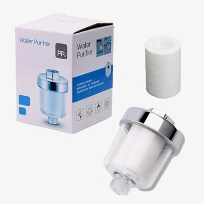 Immagine di Filtro acqua rubinetto，Filtro rubinetto，depuratore domestico，Filtro rubinetto in fibra di carbonio, Riduce piombo, cloro, sabbia, microplastiche, metalli pesanti e altri ancora.