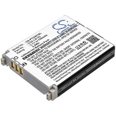 Immagine di CS PTU301SL Batterie 700mAh compatibile con [Panasonic] KX TU301, TU301 GME, TU311, TU320, TU321, TU325, TU327, TU328, TW221 sostituisce CGA LB102