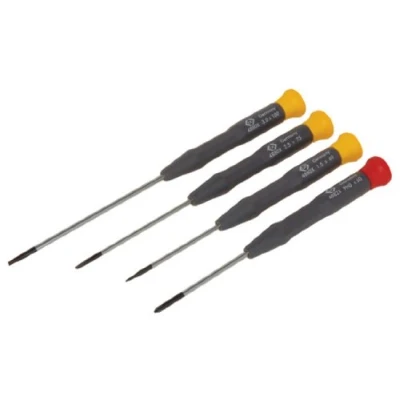 Immagine di C.K T4884X Cacciavite di precisione a taglio e croce (Phillips), set da 4 pezzi
