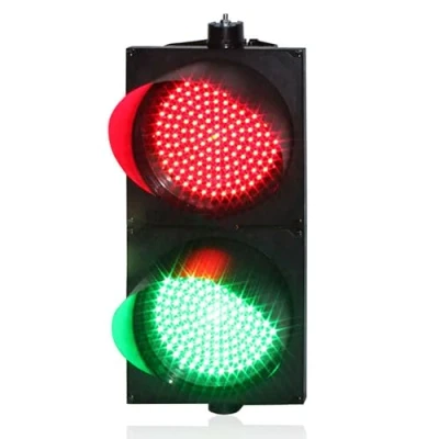Immagine di Semaforo da 300 Mm, Rosso/Verde Stop and Go, a LED, LED 12V 24V 220V, Alloggiamento per PC, Indicatore Luminoso, Segnaletica Stradale Auto e Pedoni ( Size : 220V )