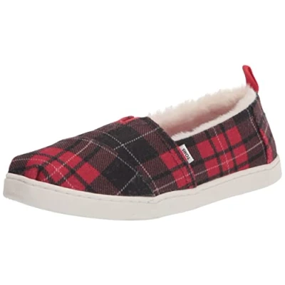 Immagine di TOMS Slipper Alpargata, Pantofola Unisex Bambini e Ragazzi, Rosso, 30 EU