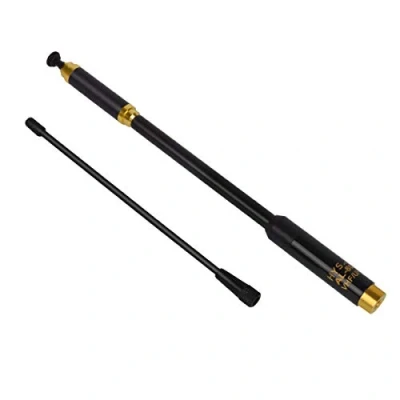 Immagine di HYS Antenna SMA maschio VHF/UHF sostituibile compatibile con Yaesu Vertex TYT Walkie talkie