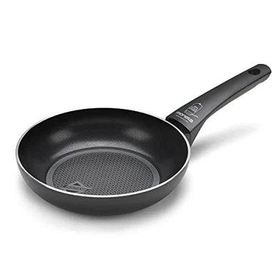 Immagine di Moneta Recy Padella 20 cm, Net Induction, Nero, Corpo Alluminio 100% Riciclato