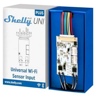 Immagine di Shelly Plus Un Modulo universale Wi Fi, Bluetooth