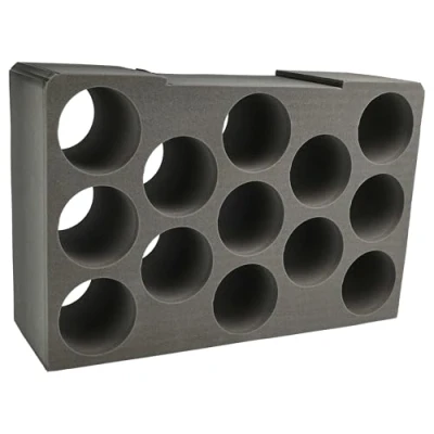 Immagine di vhbw inserto per cartucce compatibile con Bosch Sortimo L Boxx 374 cassetta, valigetta degli attrezzi 13 di schiuma, nero