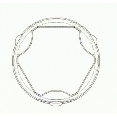 Immagine di SPIDAN 36458 Soffietto NBR (Nitrile Butadiene Caucciù) con bullone/vite FORD: FOCUS 3 Turnier, 3, C Max 2