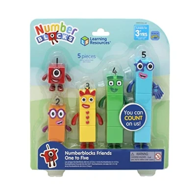 Immagine di Learning Resources Amici Numberblocks da Uno a Cinque, Giocattoli Collezione Ufficiali, Comprende i Uno, Due, Tre, Quattro e Cinque