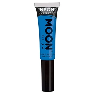 Immagine di Moon Glow Eyeliner UV al neon Brilla intensamente sotto la luce UV, Blu intenso, 10 ml (confezione da 1)