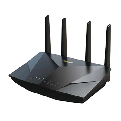 Immagine di ASUS RT AX5400 Router estendibile dual band con tethering mobile 4G/5G tramite USB, Instant Guard, VPN integrata, controllo parentale, giochi e streaming, AiMesh, casa intelligente