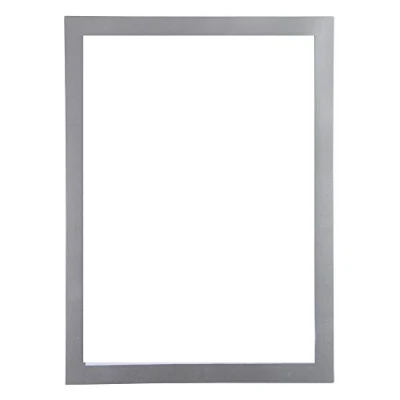 Immagine di Exacompta Rif. 39200E Tasca magnetica da parete Adatto per documenti A4, 3 lati magnetici e 1 lato aperto inserimento, ideale note manifesti Argento