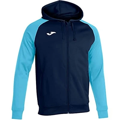 Immagine di Joma Academy IV Sudadera con capucha, Marino Turquesa Flúor, Regular para Hombre