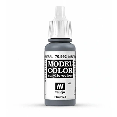 Immagine di Vallejo 70.992 Colore Acrilico Opaco , Grigio (Neutral Grey), 17 ml, 1 Pezzo