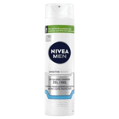 Immagine di NIVEA, Schiuma da barba + Gel barba, NIVEA Men Sensitive Recovery rigenera la pelle 200ml (200 ml, barba)