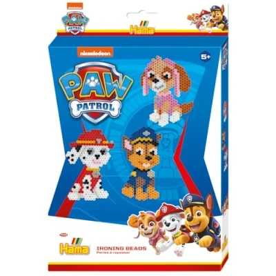 Immagine di Hama Perlen Beads 7966 Stiro Paw Patrol, Piccolo Set Regalo con Circa 2000 Perline Midi, Diametro 5 Mm, per Bambini dai Anni in su, Multicolore, Durchmesser, 10242989