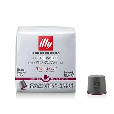 Immagine di illy Caffè all&#039;Americana in Capsule Iperespresso Tostato Intenso, 6 Confezioni da 18 Capsule, Totale 108