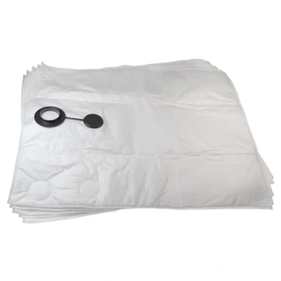 Immagine di vhbw 5x sacchetto compatibile con Nilfisk/Alto Attix 751 61, 71, 9 aspirapolvere microfibra, 88,2cm x 62cm Bianco