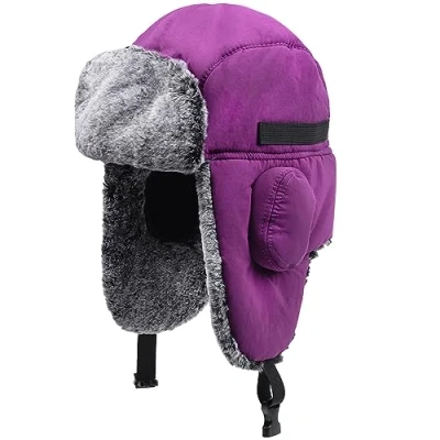 Immagine di HunterBee Inverno Caldo Trapper Caccia Cappello Ear Flaps Trooper Russo cap Maschera Ushanka Pelliccia Cappelli Uomini Donne