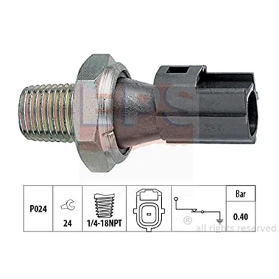 Immagine di EPS 1.800.145 Bulbo Pressione Olio 1/4 18NPT Made in Italy OE Equivalent FORD: Focus Mk1 Hatchback, Station Wagon, FIESTA 5