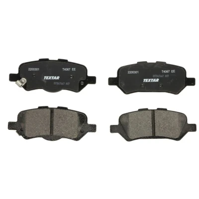 Immagine di TEXTAR 2200301 Kit pastiglie freno con segnalatore acustico usura