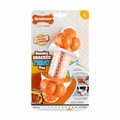 Immagine di Nylabone Strong Chewers Dispenser da masticare per cani, in nylon resistente, cani 0 a 23 kg