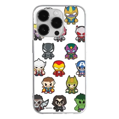 Immagine di Ert Group custodia per cellulare Apple Iphone 14 PRO originale e con licenza ufficiale Marvel, modello Avengers 025 adattato in modo ottimale alla forma dello smartphone, TPU