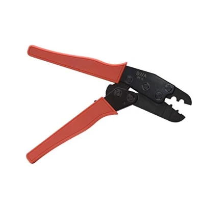 Immagine di SWA RP16 Pinza crimpatrice a cricchetto per terminali non isolati da 10 mm² fino 16 mm², colore: arancione