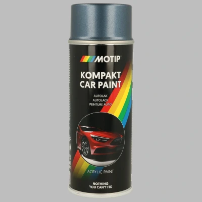 Immagine di MOTIP 55310 Veicolo Vernice combinata 400ml aerosol nero Kompakt silver metallic 12 ml