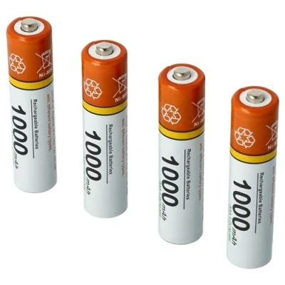 Immagine di vhbw 4x batteria compatibile con Snom M15, M25, M25 IP telefono fisso cordless (1000mAh, 1,2V, NiMH)