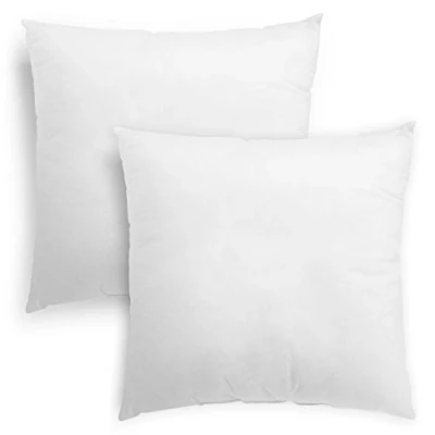 Immagine di sleeping 193909 set di 2 Cuscini in fibra Cuscino decorativi per divano Imbottitura Lavabile a 60 C Certificato Ökotex Prodotto UE 50 x cm, bianco
