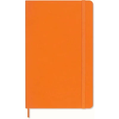 Immagine di Moleskine Taccuino Precious &amp; Ethical, con Confezione Regalo, Copertina Morbida Vegana, Chiusura Elastica, Formato Large 13x21 cm, Colore Arancio