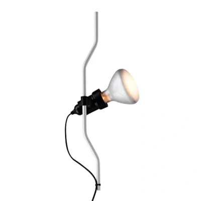Immagine di FLOS Parentesi Dimmer Element, Elemento Aggiuntivo per Lampada Parentesi, Composto da Archetto in Metallo, Portalampada e Cavo con Spina, Versione Dimmerabile, Colore Bianco