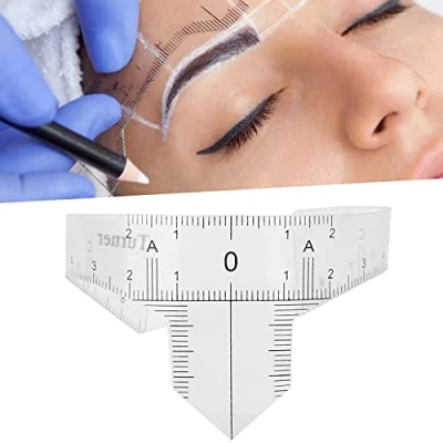 Immagine di Righello per sopracciglia, accessorio microblading il trucco(Righello ponte nasale Do)
