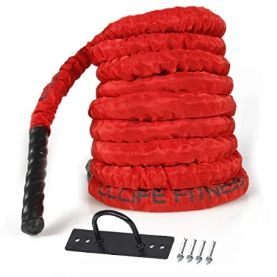 Immagine di ZERRO Battle rope corde da allenamento funi palestra fune corda battaglia 9/12/15m 38mm
