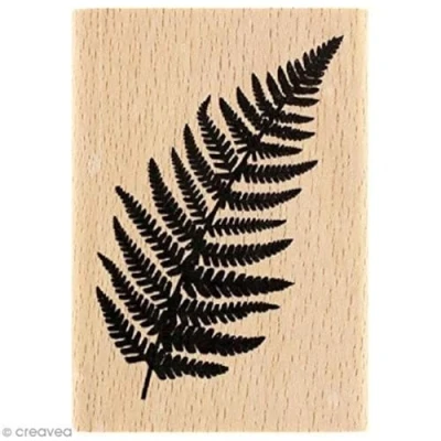 Immagine di Florilèges Design Timbro Felce, Legno, Colore 7 x 5 2,5 cm