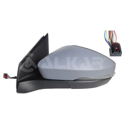 Immagine di Specchietto retrovisore esterno Alkar 9041071 Sx con la prima mano elettrico termico, asferico per veicolo guida a VOLKSWAGEN: T Cross