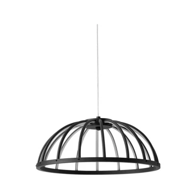 Immagine di Lampada LED a sospensione Lucande Attea, nero, Ø 40 cm, alluminio