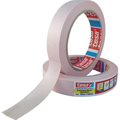 Immagine di tesa PRECISION SENSITIVE 04333 00019 02 Nastro crespato Präzisionskrepp® Rosa chiaro (L x L) 50 m 30 mm 1 pz.