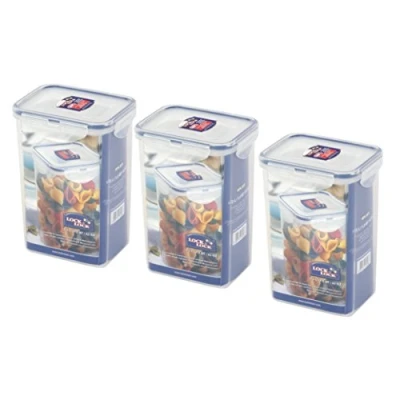 Immagine di Lock &amp; 3 x contenitori per alimenti HPL809 1,3 l