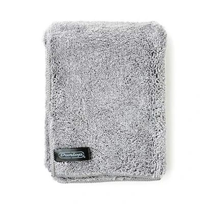 Immagine di DUNLOP 5435 Panno FELPATO in Microfibra System 65, di Spugna Jim Dunlop, Linea Rimuove la Polvere e le impronte Digitali, Colore Silver