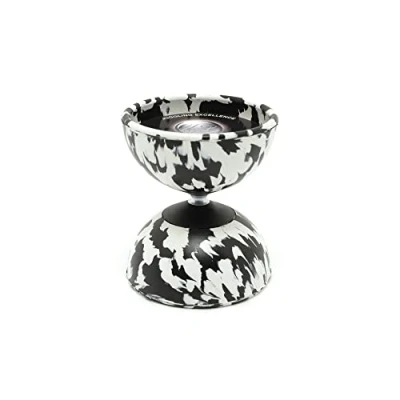 Immagine di Mister Babache Seul Arlequin Blanc Diabolo Singolo Arlecchino Medium Bianco/Nero, Colore, No size, JDAM_GBlanc/noir