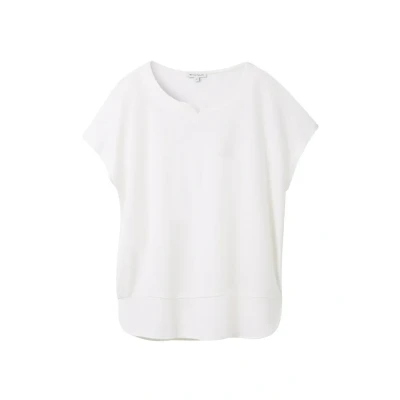 Immagine di TOM Tailor Tshirt basic, Donna, Taglia: Small, Whisper white
