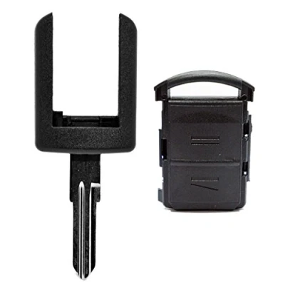 Immagine di Telecomando per chiave auto, 1 x custodia a 2 tasti + vergine HU46 compatibile con Opel.